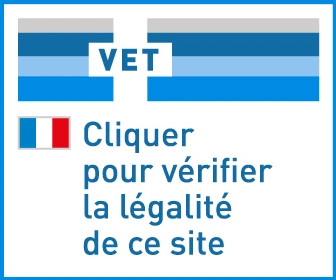 Logo européen des sites autorisés à vendre des médicaments vétérinaires en ligne — cliquer pour vérifier la légalité de ce site